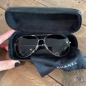 CHANEL PILOT SUNGLASSES